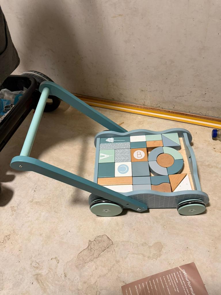 Loopwagen Little dutch, Ophalen of Verzenden, Zo goed als nieuw, Duw- of Trekspeelgoed