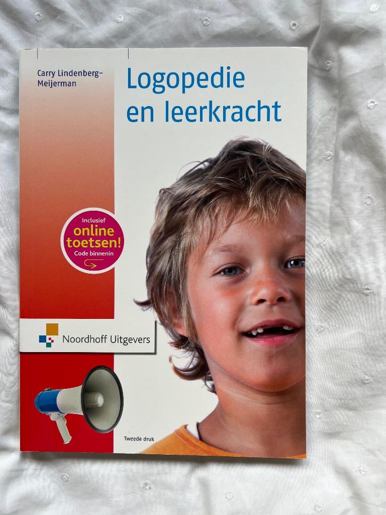 Logopedie en leerkracht, Ophalen of Verzenden, Beta, Zo goed als nieuw, HBO