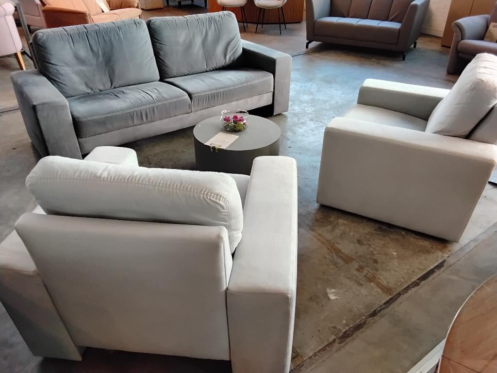 HimollA bank en 2 stoelen VERKOCHT! Second Life Wolvega, Ophalen, Overige materialen, 75 tot 100 cm, Zo goed als nieuw