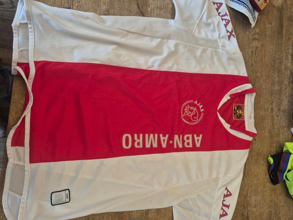 Ajax Thuisshirt ABN AMRO Maat 12-14 jaar, Sport en Fitness, Voetbal, Gebruikt, Shirt, Maat XS of kleiner, Ophalen of Verzenden