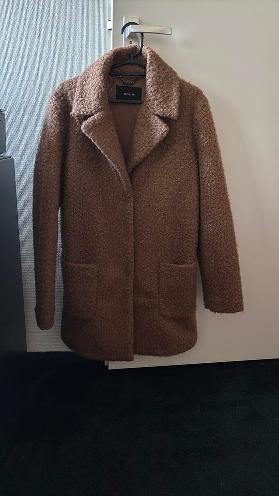 Opus bruine teddyjas maat 38, Ophalen of Verzenden, Zo goed als nieuw, Maat 38/40 (M), Bruin