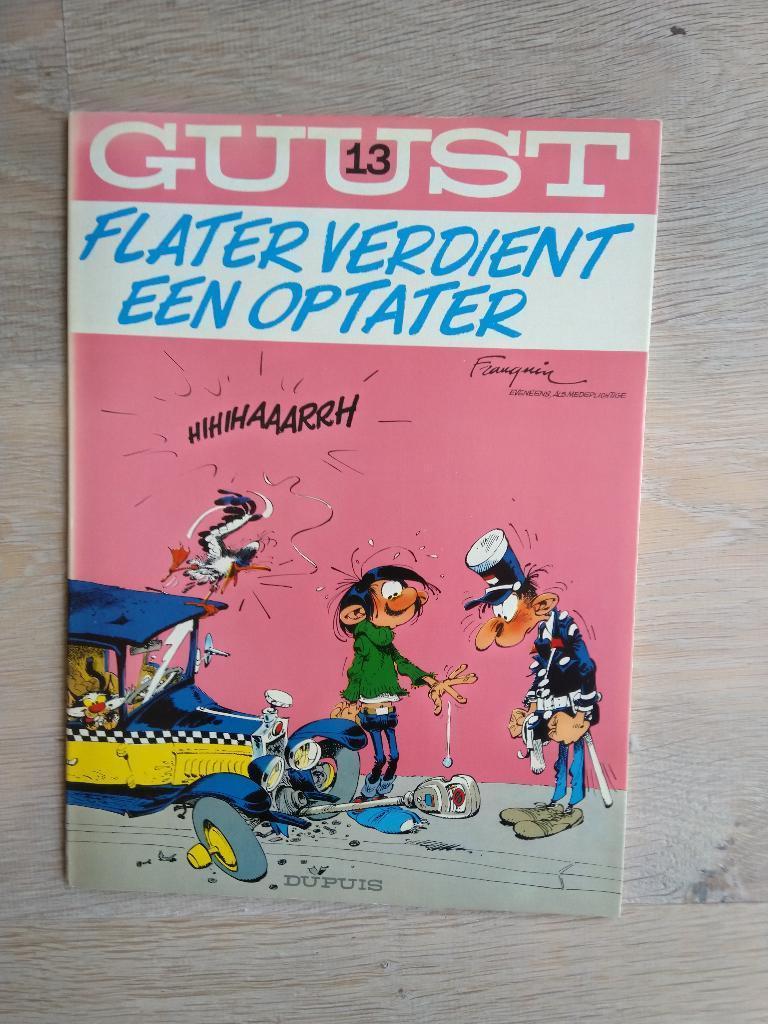Guust - Flater verdient een optater (deel 13), Gelezen, Eén stripboek, Ophalen of Verzenden, Franquin