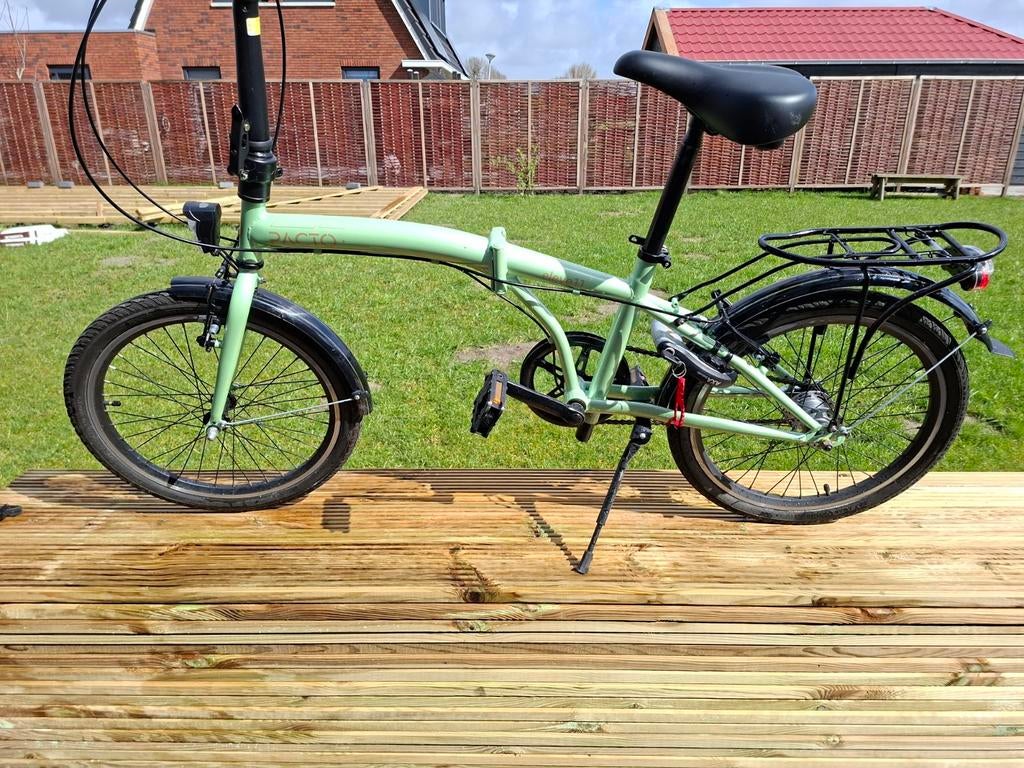 Vouwfiets Pacto Eleven 20 inch, 20 inch of meer, Versnellingen, Zo goed als nieuw, Totaal opvouwbaar