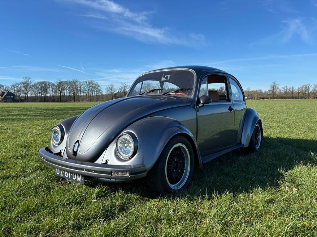 Volkswagen kever 1972 verbreed Grijs, Achterwielaandrijving, 4 cilinders, Origineel Nederlands, Bruin