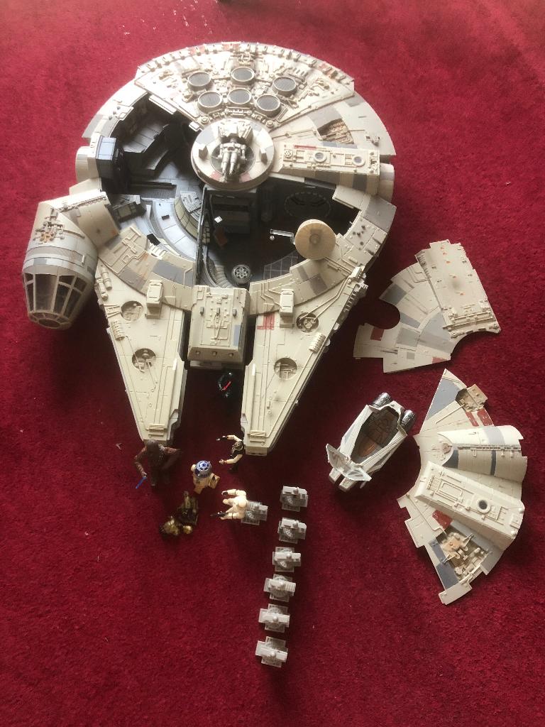 Starwars Millennium Falcon. Grote versie, Verzamelen, Star Wars, Zo goed als nieuw, Replica, Ophalen