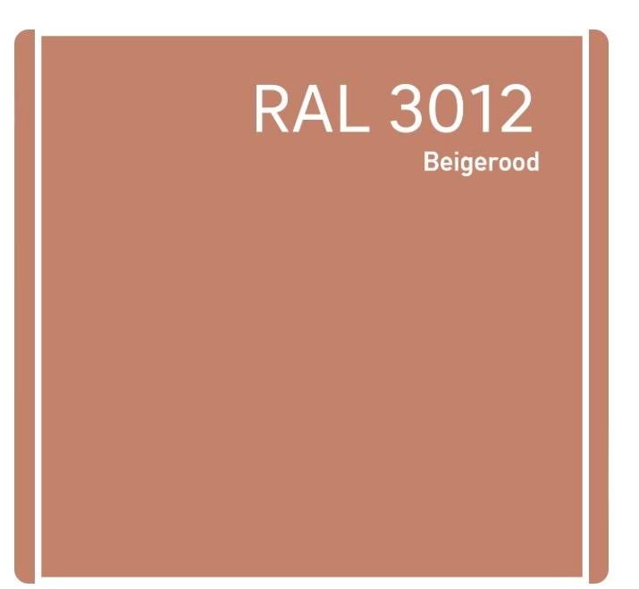 RAL 3012 Beigerood muurverf extra mat 10 liter, Ophalen, Overige kleuren, Nieuw, Verf