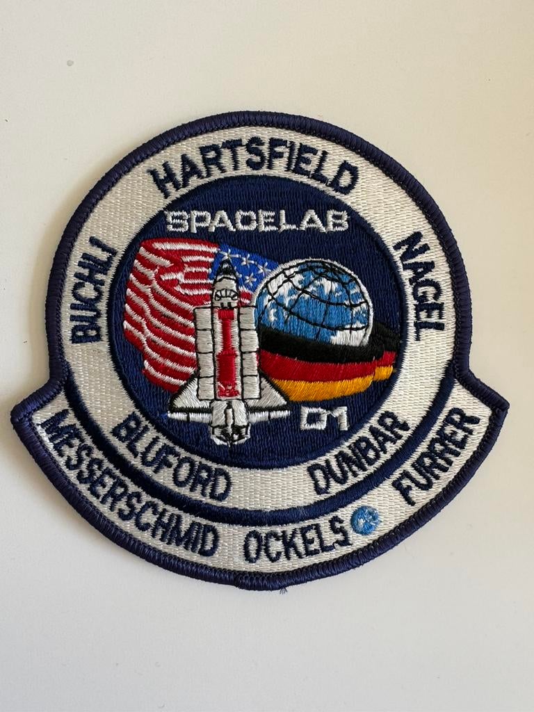 NASA Space Shuttle Mission STS-61A Spacelab Patch, Ophalen of Verzenden, Zo goed als nieuw, Patch, Badge of Embleem