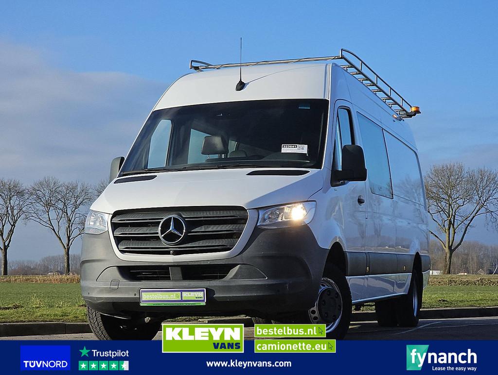 MERCEDES-BENZ SPRINTER 516 l3h2 dubbel cabine !, Auto's, Bestelauto's, 13 km/l, Gebruikt, Euro 6, Bedrijf
