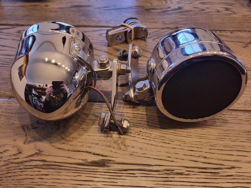 Luidsprekers (afkomstig van een Rewaco trike), Ophalen, Gebruikt