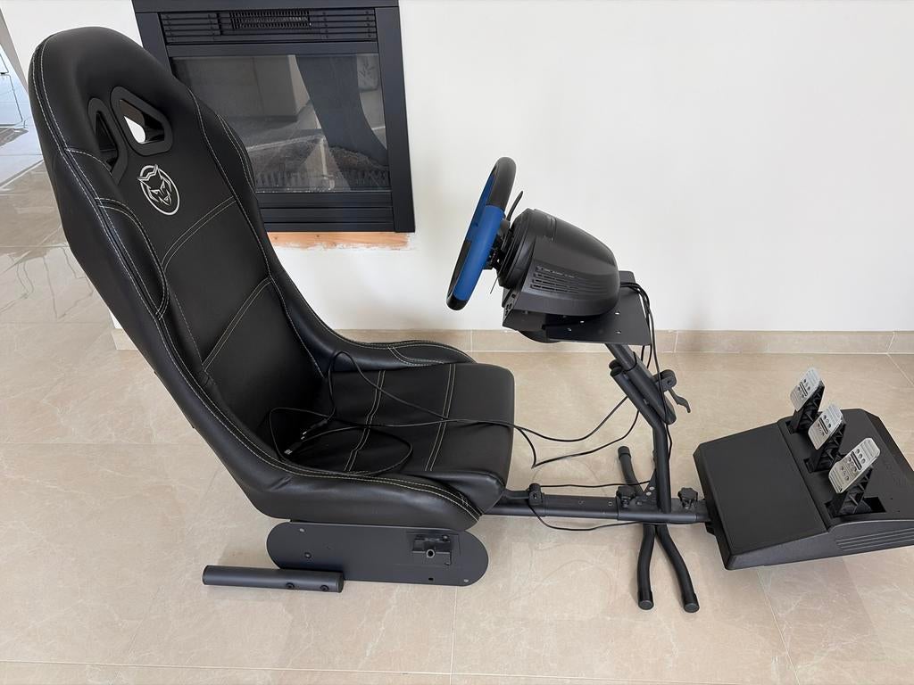 Sim race stoel met stuur en pedalen Thurstmaster T150, Ophalen of Verzenden, Overige merken, Gebruikt