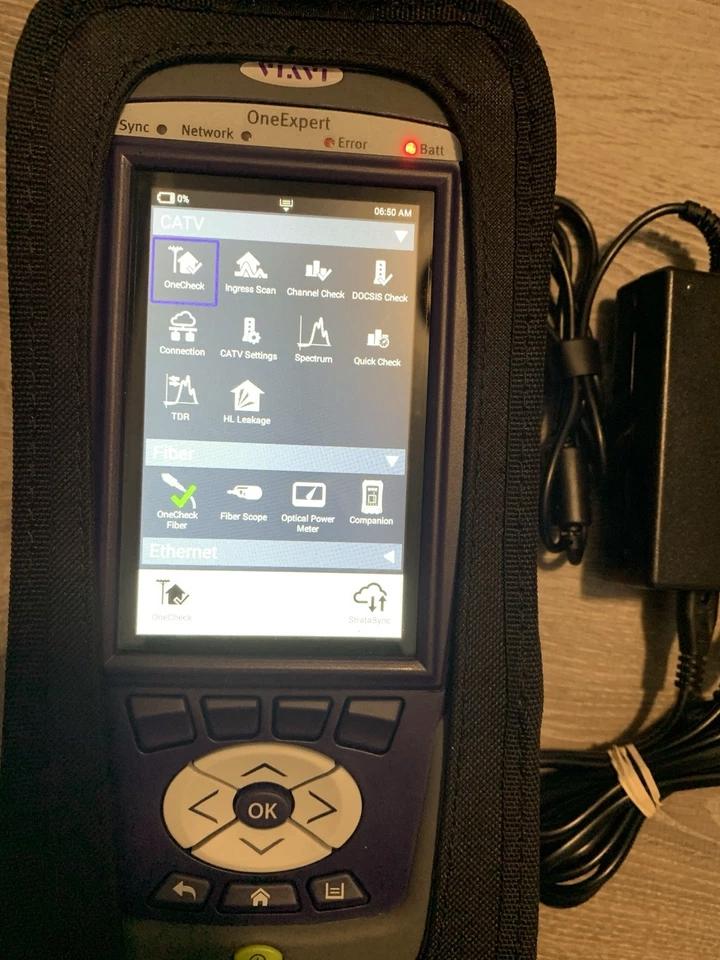 OneExpert ONX620 CATV SIGNAL ANALYSIS METER DOCSIS 3.1, Ophalen of Verzenden, Zo goed als nieuw