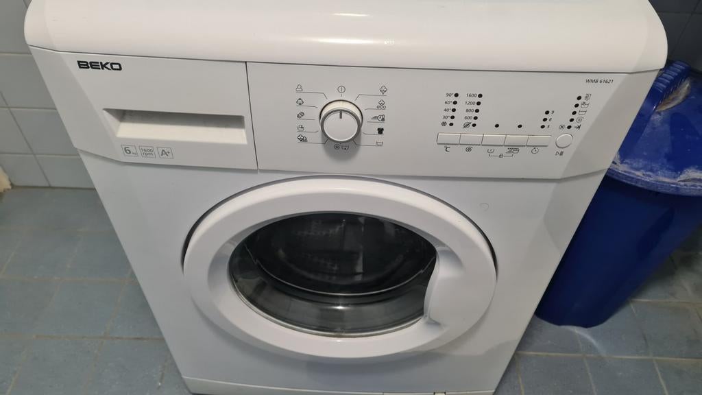 Beko WMB 61621 Wasmachine, Ophalen of Verzenden, 1600 toeren of meer, 85 tot 90 cm