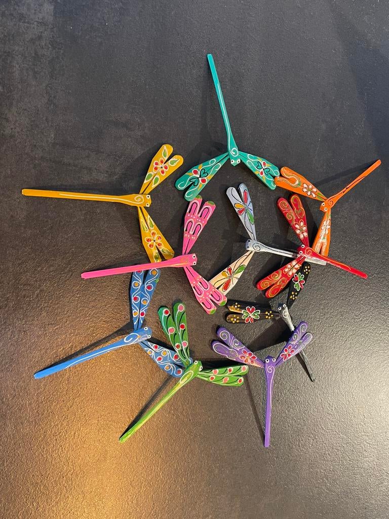 Balancerende bamboe houten vlinders, Ophalen of Verzenden, Nieuw