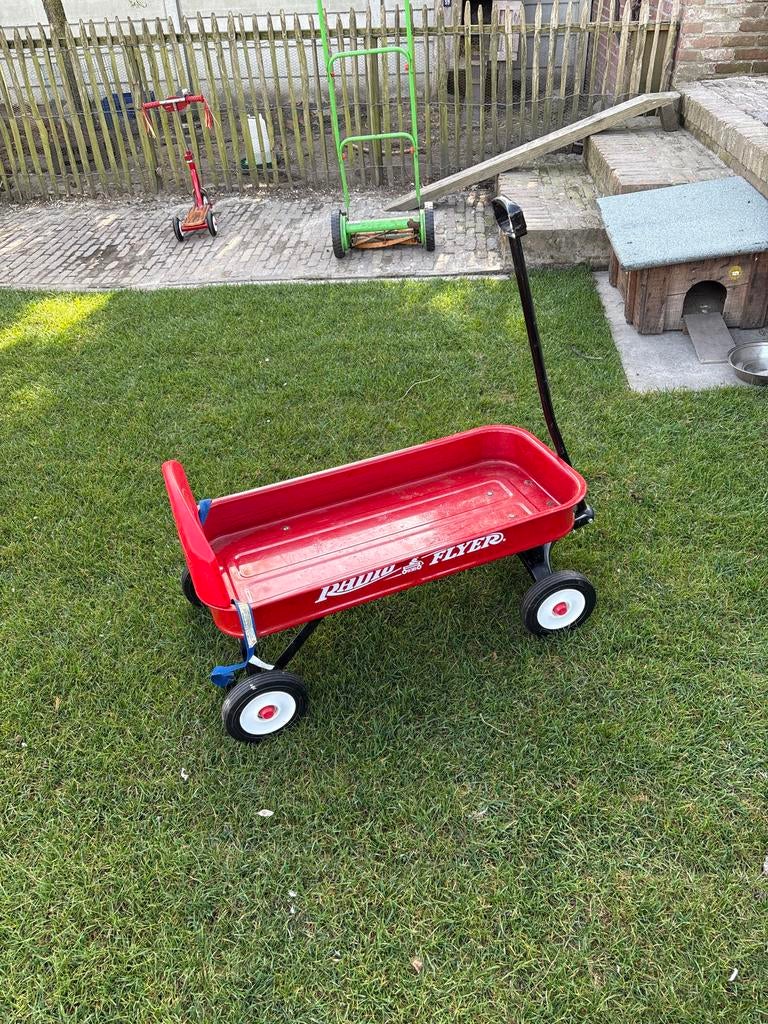 Klassieke Rode Bolderkar  van radio flyer, Caravans en Kamperen, Bolderkarren, Ophalen of Verzenden, Gebruikt