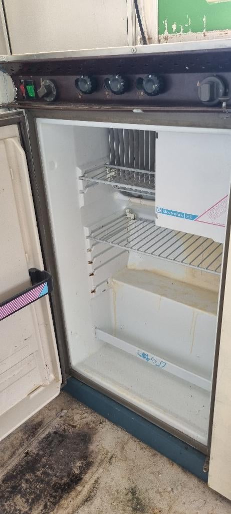 Koelkast camper caravan Electrolux Gas 12V 230V, Ophalen, Gebruikt