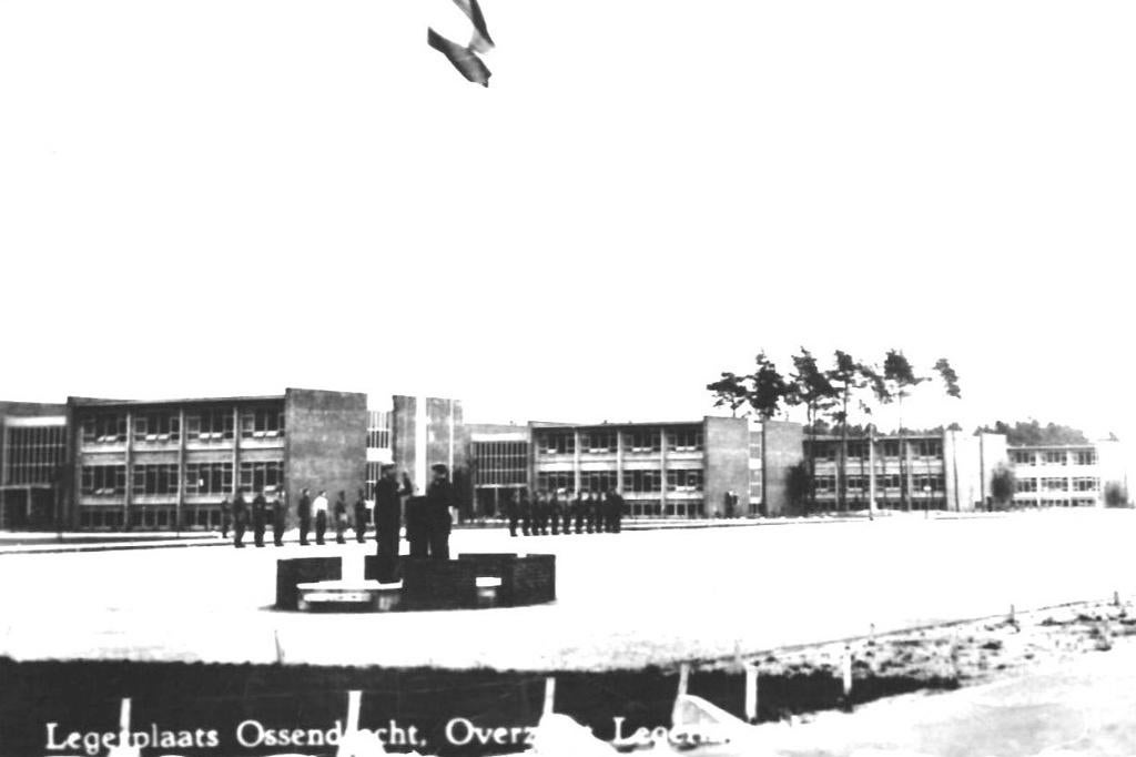 967065 Legerplaats Ossendrecht N Br 1963 Kazerne Gelopen, Ophalen of Verzenden, 1960 tot 1980, Gelopen, Noord-Brabant