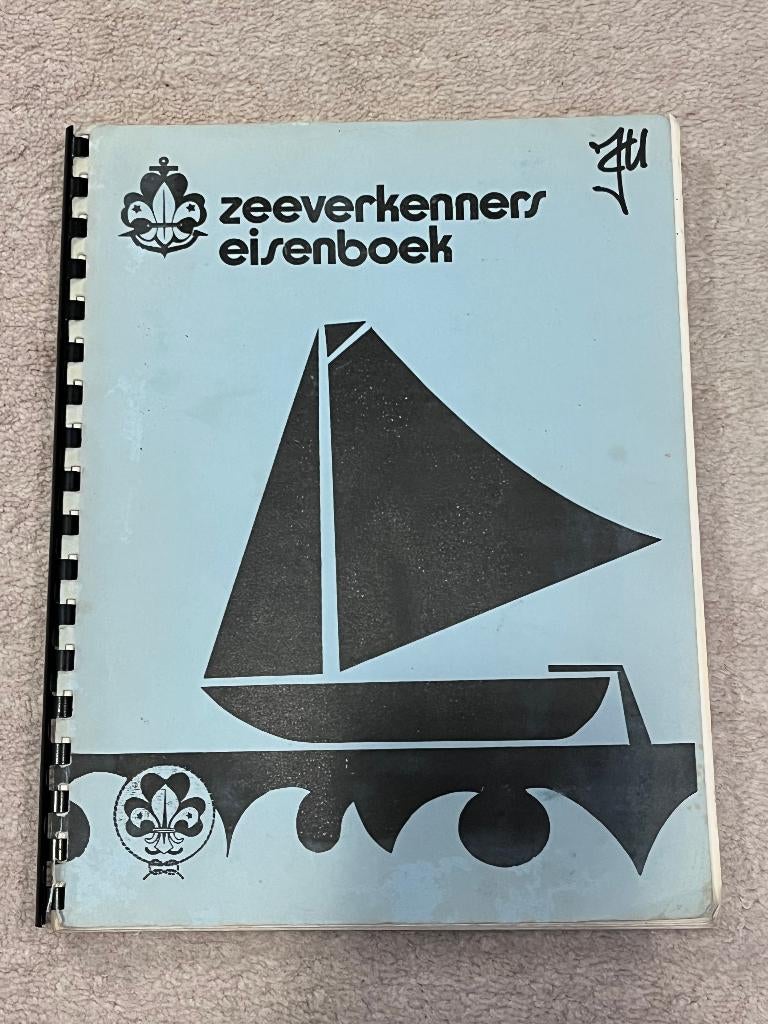 Scouting - zeeverkenners eisenboek, Verzamelen, Scouting, Ophalen of Verzenden, Gebruikt, Overige typen