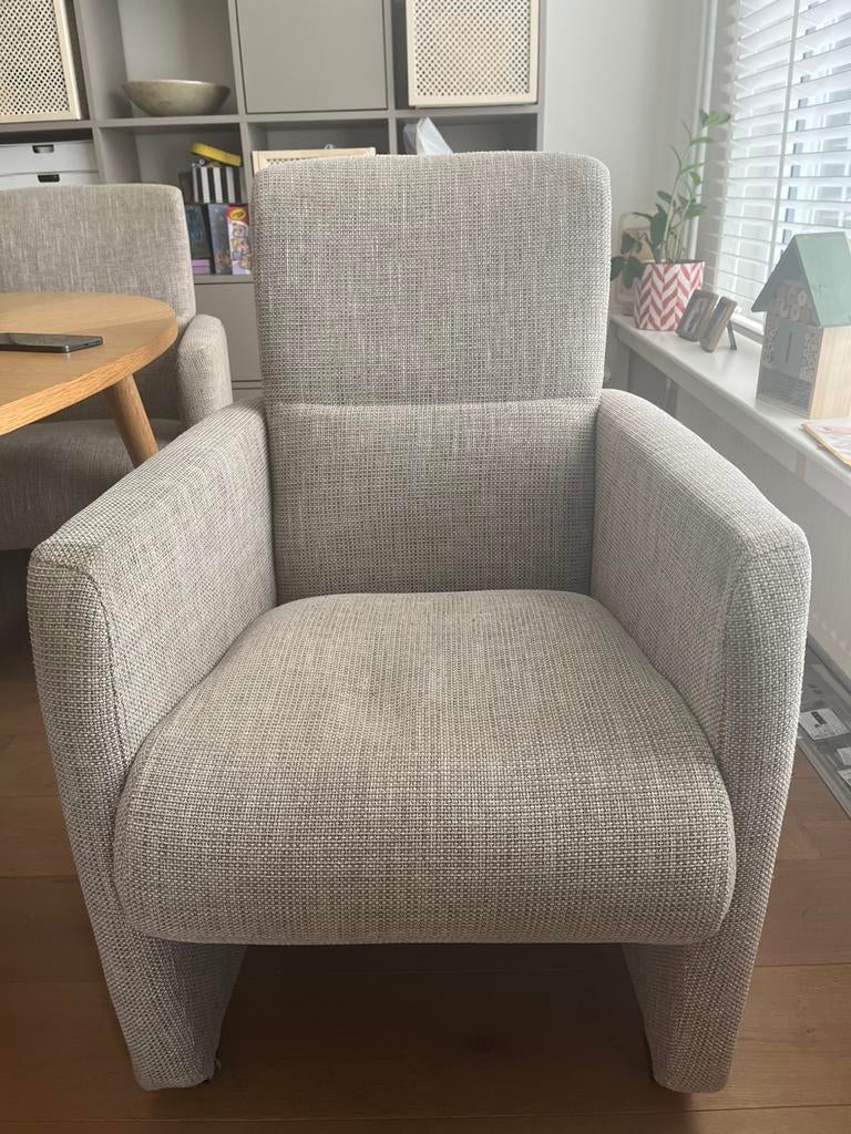 Fauteuils, Huis en Inrichting, Fauteuils, Ophalen, Gebruikt, Minder dan 75 cm, Stof