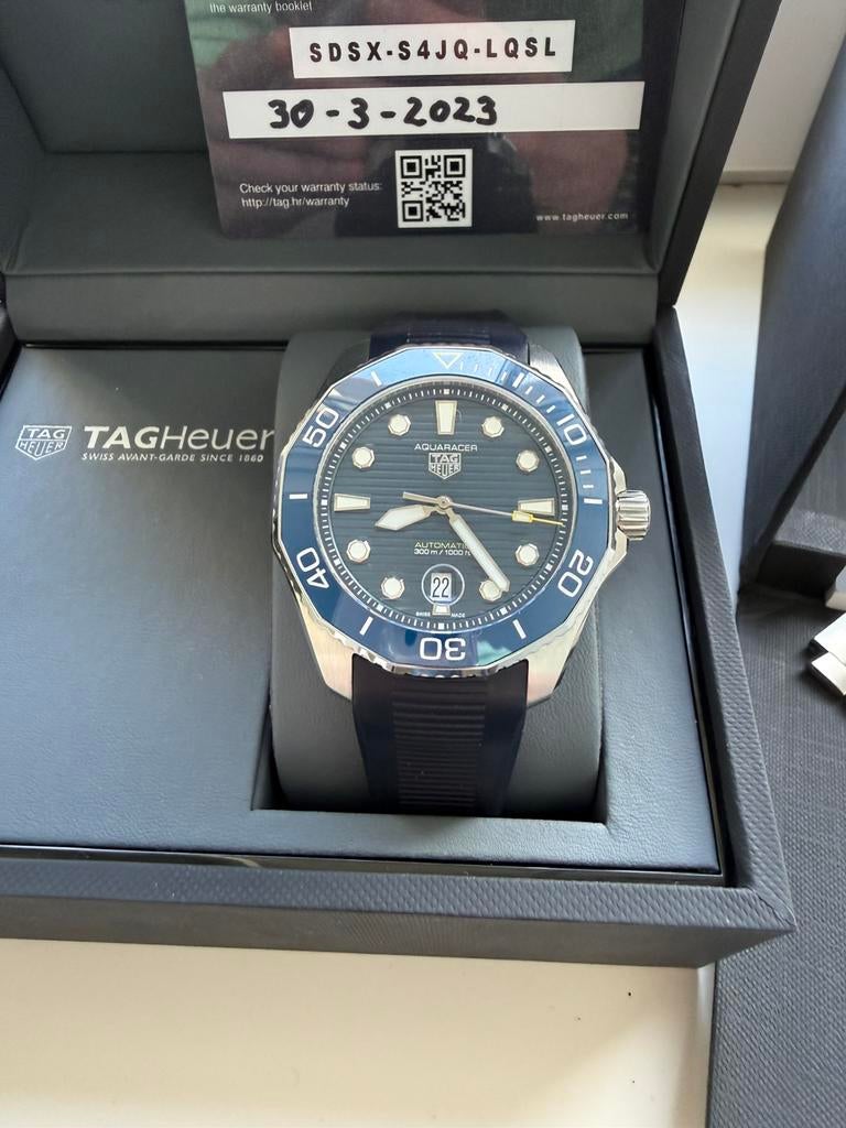 Tag Heuer Aquaracer, Staal, Staal, Polshorloge, Ophalen of Verzenden