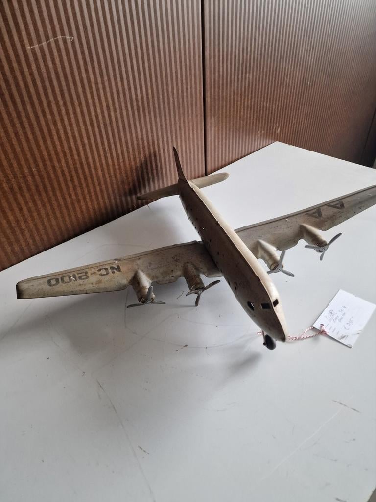 Vliegtuig  metaal marx pan am de 4, Ophalen, Gebruikt, Schaalmodel