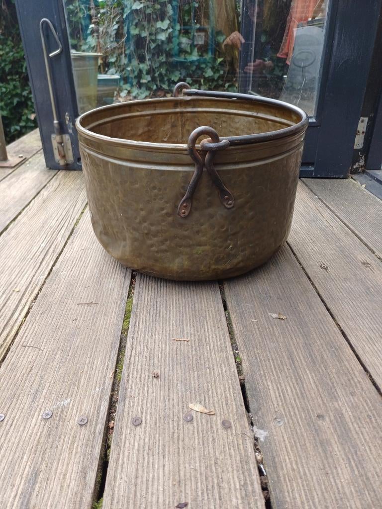 Antieke koperen ketel, Antiek en Kunst, Antiek | Koper en Brons, Ophalen of Verzenden, Koper