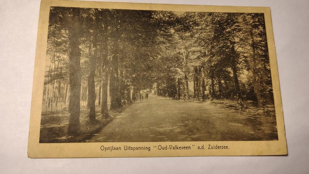 Oud-Valkeveen Oprijlaan Uitspanning a.d. Zuiderzee., Ophalen of Verzenden
