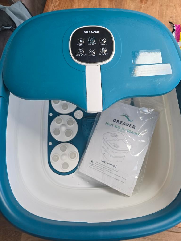 Dreaver Voetenbad met Massage en Bubbel functie, Ophalen, Nieuw, Overige typen