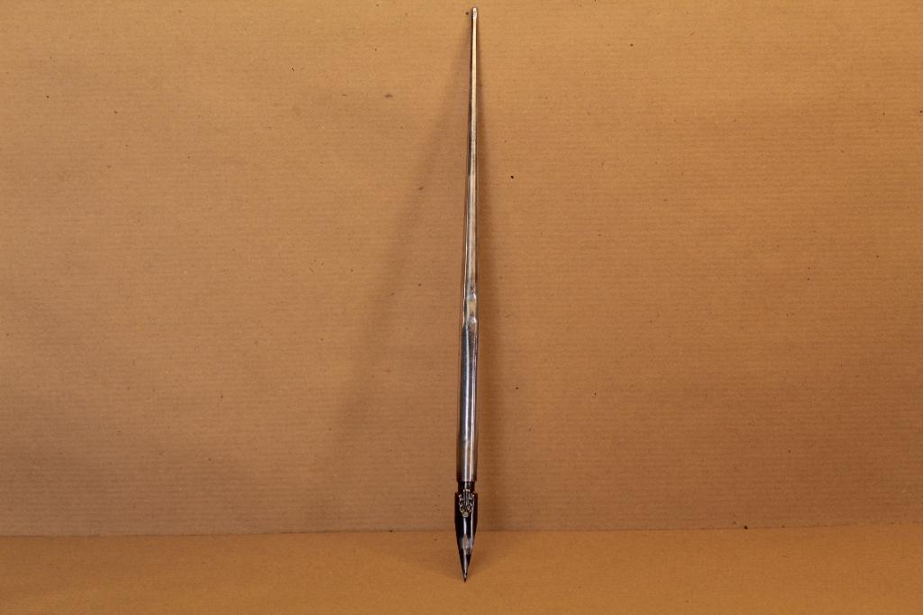 3e Vintage inktpen kroontjespen zilver gemerkt, Ophalen of Verzenden, Gebruikt, Overige typen, Overige merken