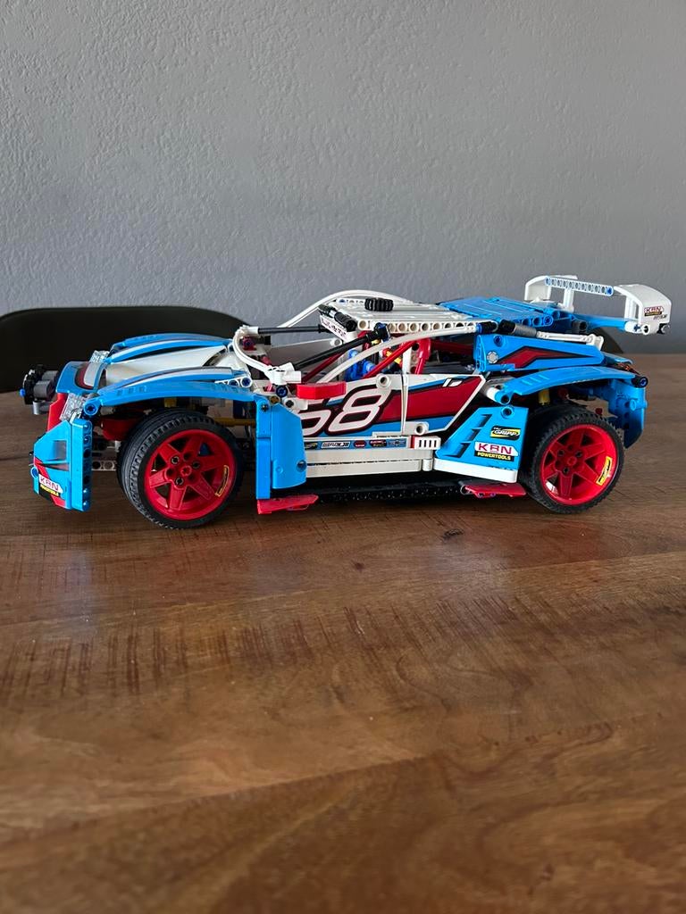 Lego Technic rallyauto 42077, Ophalen of Verzenden, Zo goed als nieuw