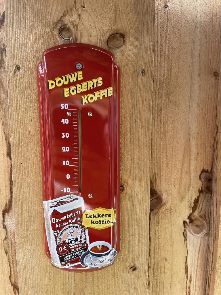 Douwe Egberts retro Thermometer, Ophalen of Verzenden, Huis en Inrichting