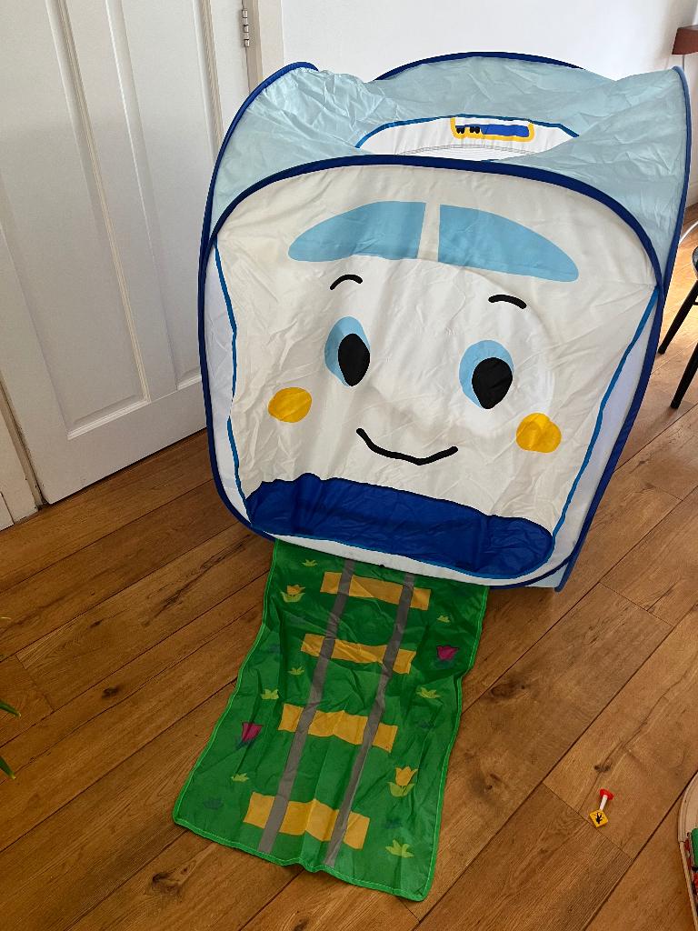 Speeltentje Shinkansen, Ophalen, Gebruikt