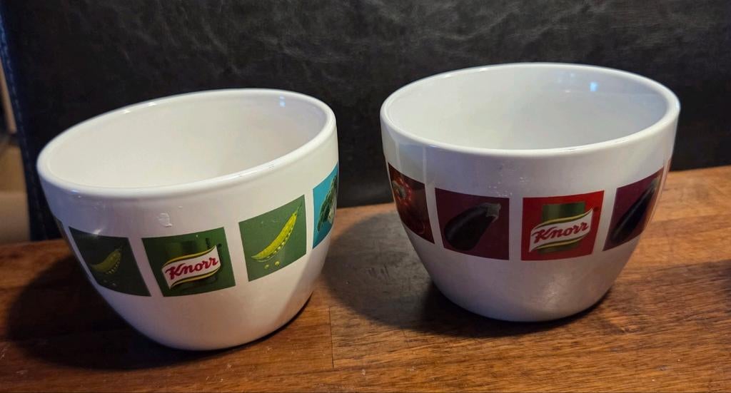 Knorr Soepkommen (2 stuks), Ophalen of Verzenden, Nieuw, Keramiek, Kom(men)