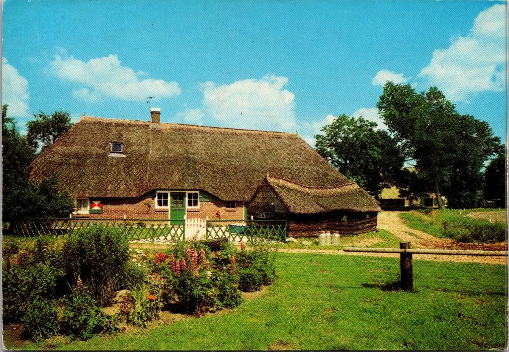 Ommen - Oude saksiche boerderij Buurtschap Beerze (1981), Verzenden, 1980 tot heden, Gelopen, Overijssel