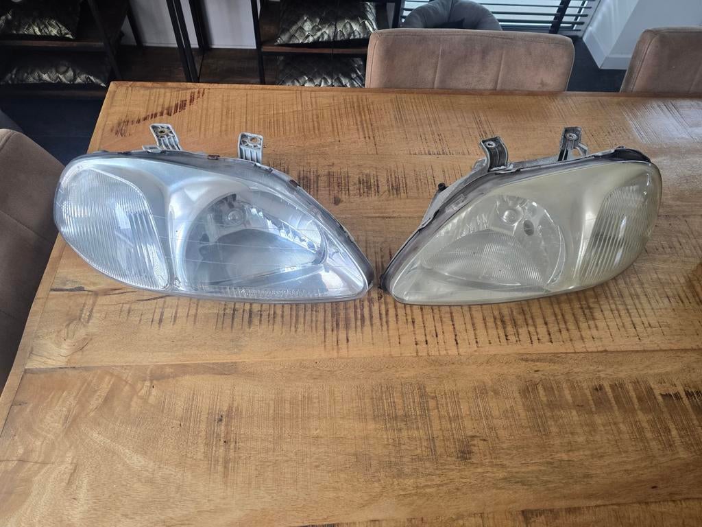 Honda Civic EK pre-facelift koplampen, Ophalen of Verzenden, Honda