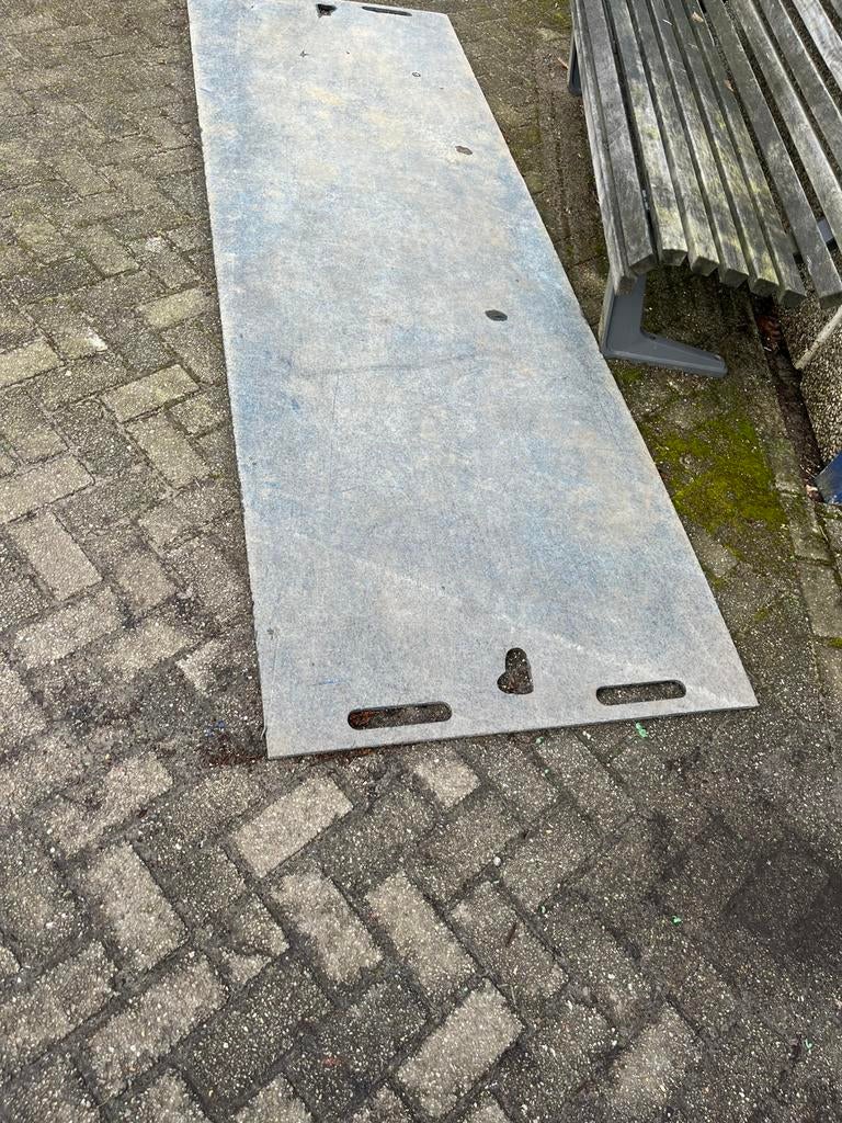 Kunstof rijplaat, Ophalen, Zo goed als nieuw