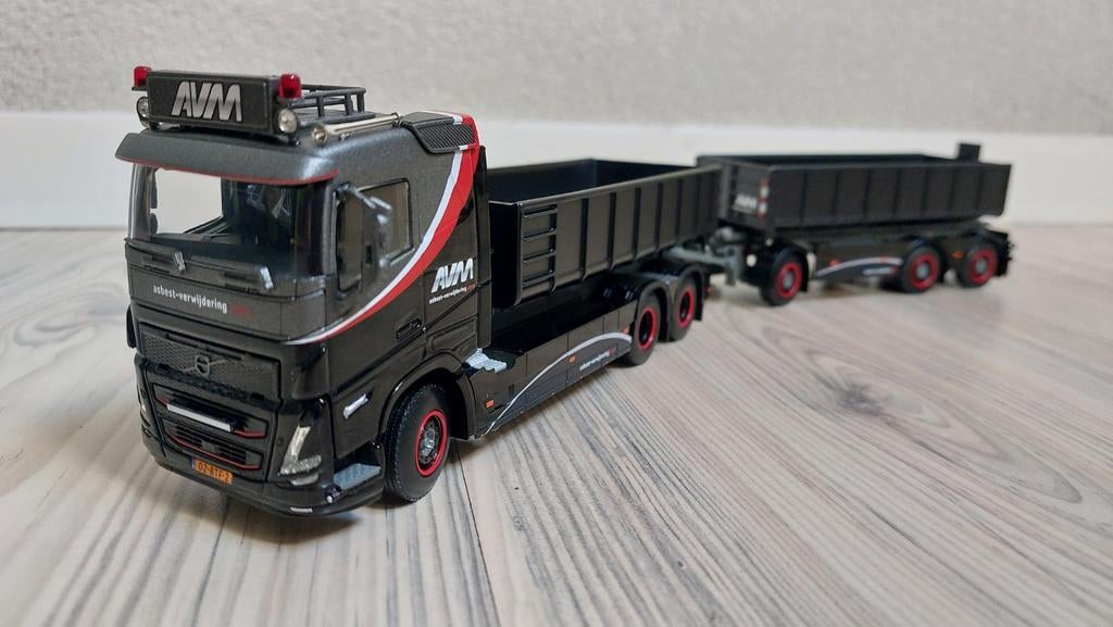 Wsi Volvo FH5 Avm haakarm container combi aanhanger nieuw, Ophalen of Verzenden, Nieuw, Bus of Vrachtwagen, Wsi