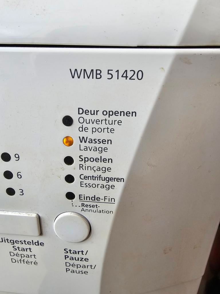 Beko WMB 51420 Wasmachine - Zo goed als nieuw, Ophalen, 1200 tot 1600 toeren, Energieklasse A of zuiniger, 4 tot 6 kg