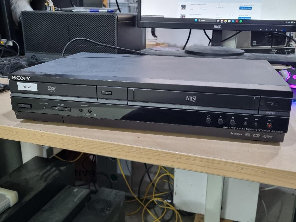 Sony SLV-D980P DVD Player en video casette recorder, Audio, Tv en Foto, Videospelers, Ophalen, Gebruikt, VHS-speler of -recorder
