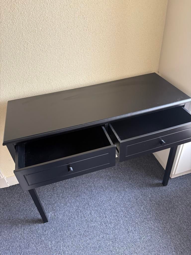 Sidetable met 2 lades, Huis en Inrichting, Tafels | Sidetables, Ophalen, 100 tot 150 cm, Zo goed als nieuw, 25 tot 50 cm