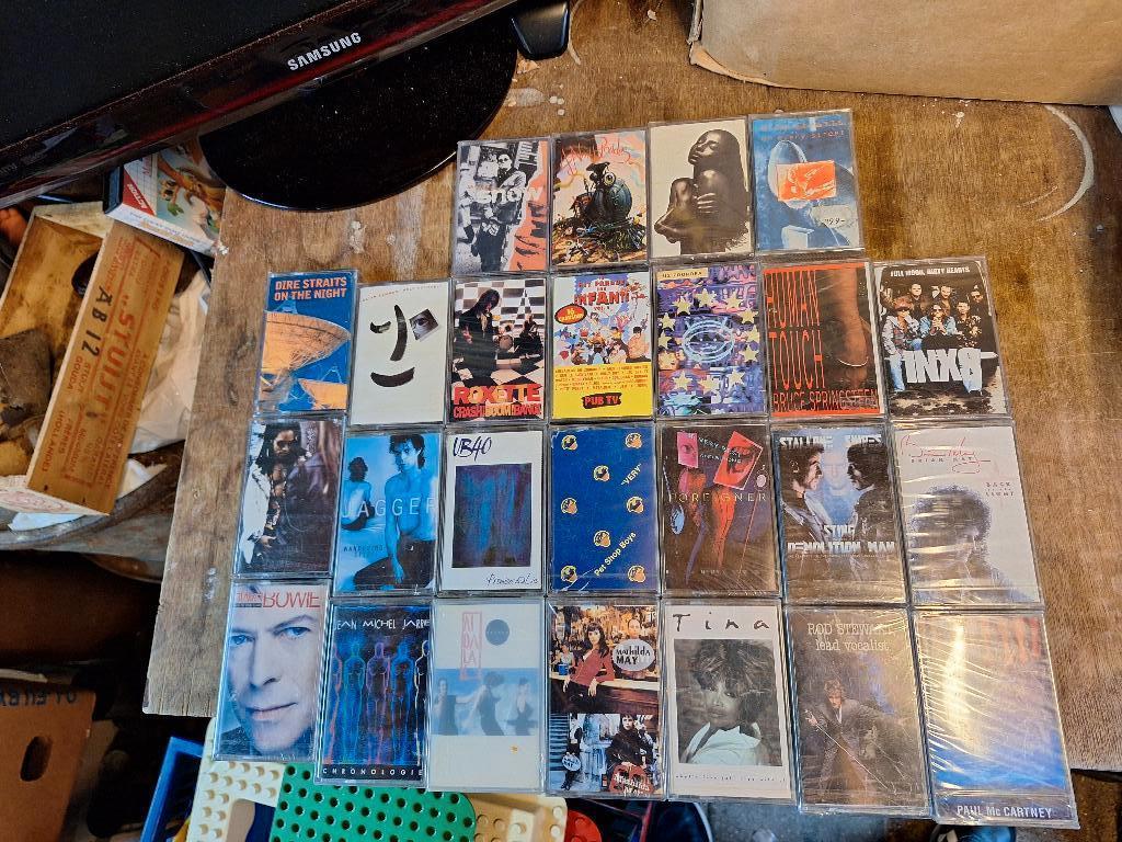 Verzameling originele gesealde muziek cassettes jaren 70/90, Cd's en Dvd's, Cassettebandjes, Ophalen of Verzenden, Nieuw in verpakking