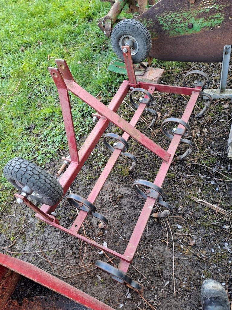 Triltand/cultivator voor minitrekker 1,2 meter, Tuin en Terras, Hand-tuingereedschap, Ophalen