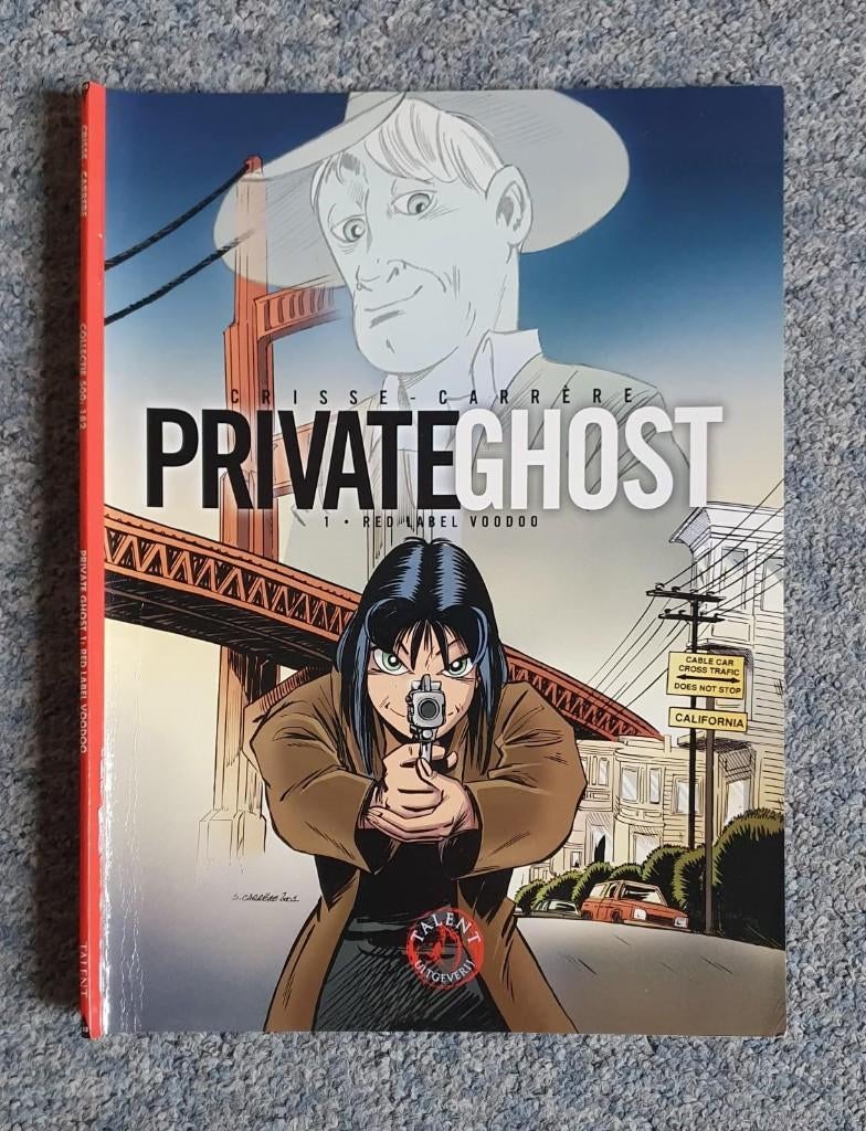 Stripboek Private ghost - Deel 1 Red label voodoo, Eén stripboek, Ophalen, Gelezen