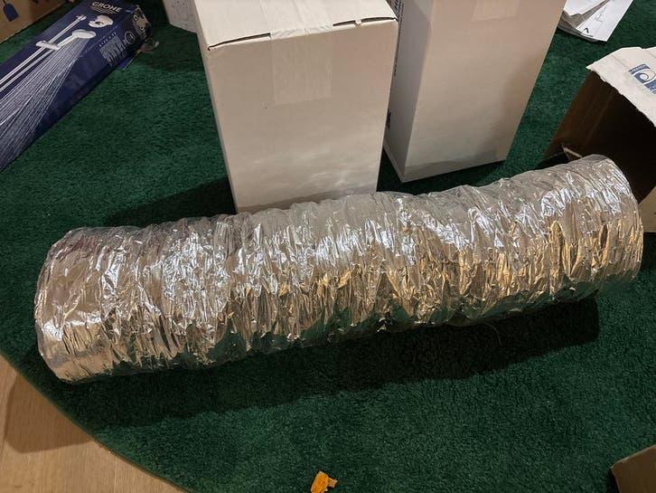 3x SONODEC Non-woven Ventilatie Flexibele Buis Ø152mm x 1m, Ophalen, Nieuw, Ventilator