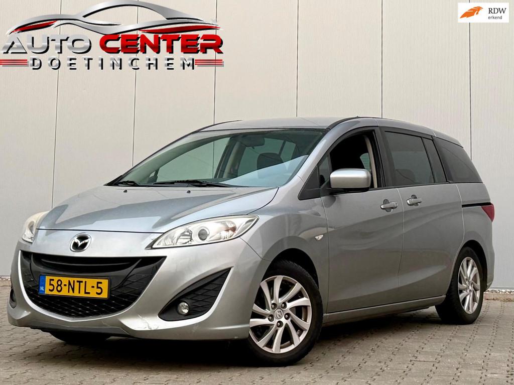 Mazda 5 1.8 TS+ 7Persoons Cruise Zie beschrijving, Voorwielaandrijving, Euro 5, Stof, Gebruikt