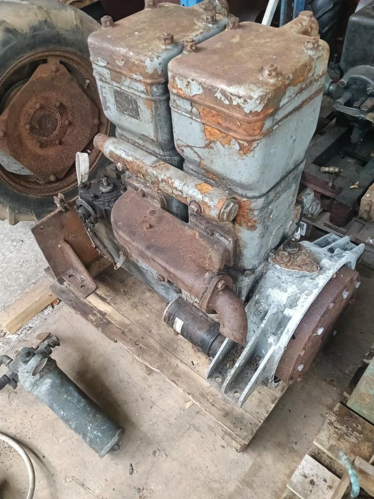 Clm systeem junkers, Ophalen, Dieselmotor