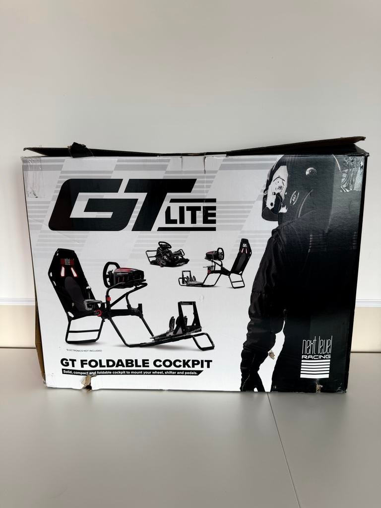GTlite opvouwbare race sim stoel, Ophalen of Verzenden, Gebruikt, Racen en Vliegen