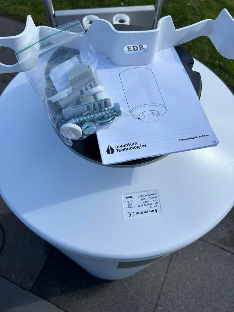 Inventum boiler 120 liter 2023, 100 liter of meer, Boiler, Ophalen of Verzenden, Minder dan 3 jaar oud