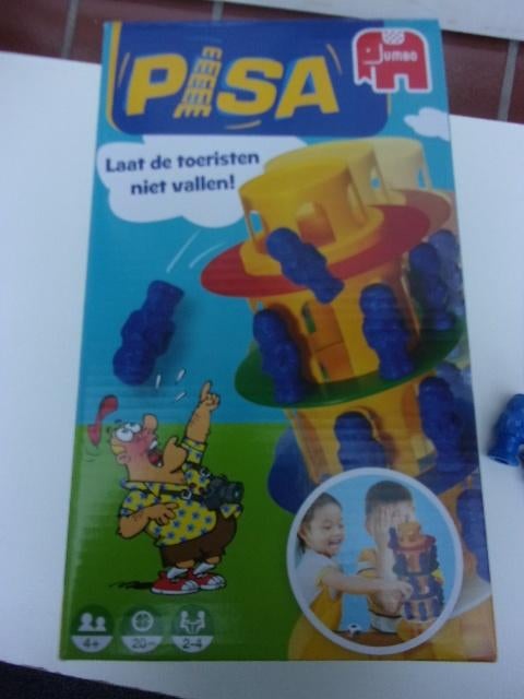 toren van pisa spel, Hobby en Vrije tijd, Gezelschapsspellen | Bordspellen, Een of twee spelers, Ophalen of Verzenden, Zo goed als nieuw