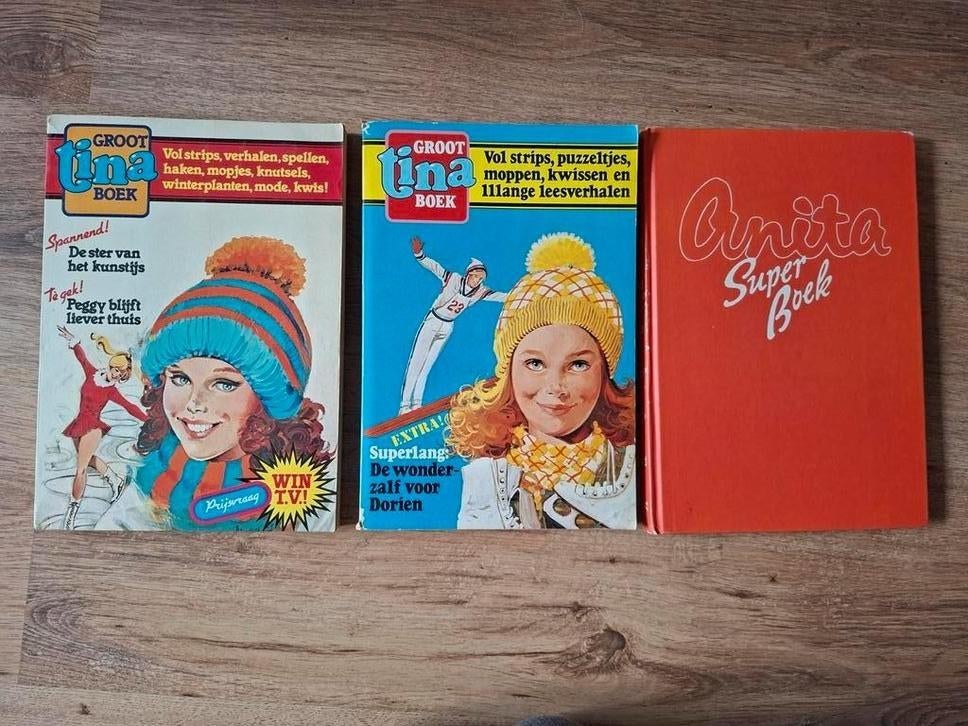 Tina  Groot Tina boeken en Anita Superboek, Meerdere stripboeken, Ophalen of Verzenden, Gelezen