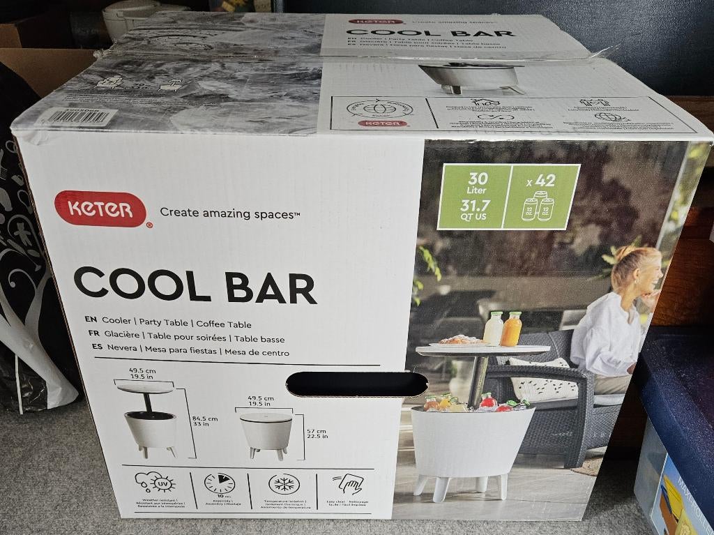 Keter cool bar (nooit gebruikt), Ophalen, Nieuw
